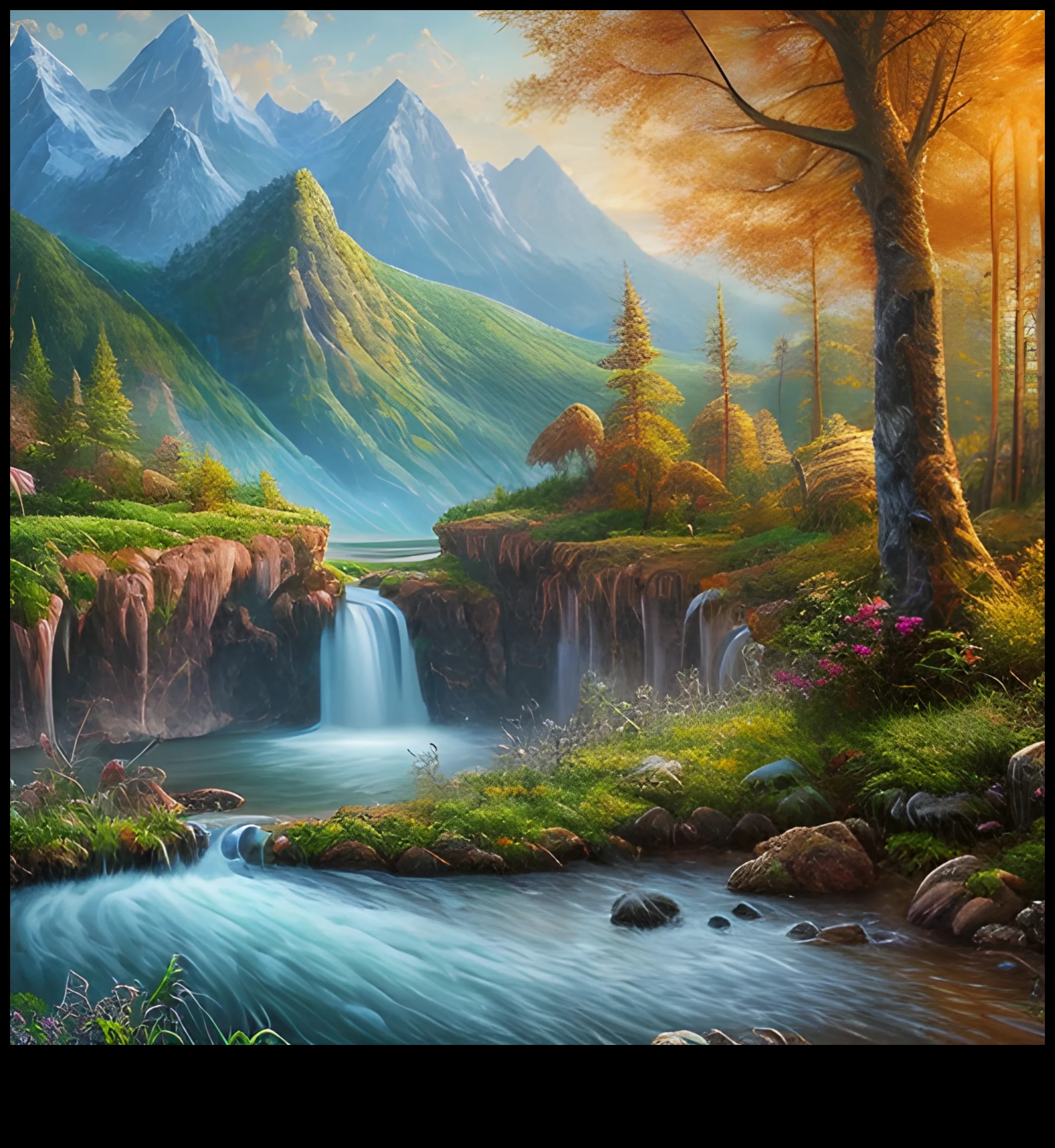 נופים ריאליסטיים: ציור טבע ביופי לא מסונן