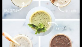 השביע את השן המתוקה שלך: יצירות שייק פירות בהשראת קינוח