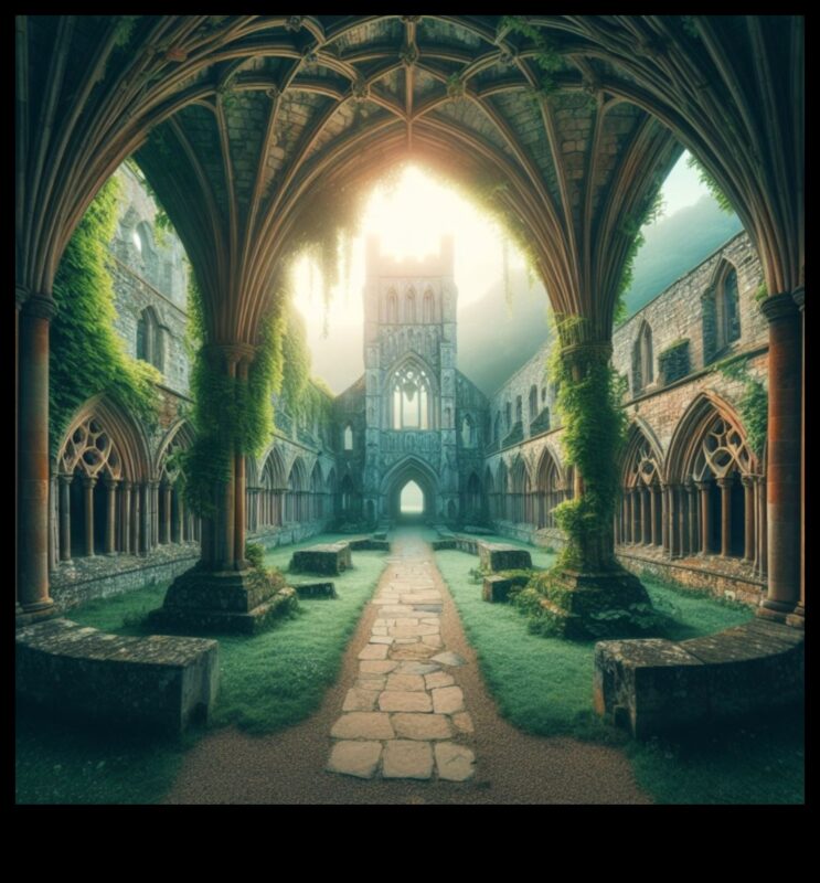 מנזרים מיסטיים: סצנות של חיי היומיום במנזרים גותיים