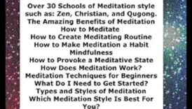 שליטה במדיטציה: אמצו אורח חיים של חיים ללא מתח